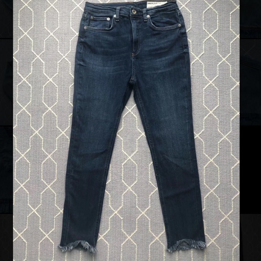 Rag & Bone High Rise Skinny Ankle Jeans Size 28